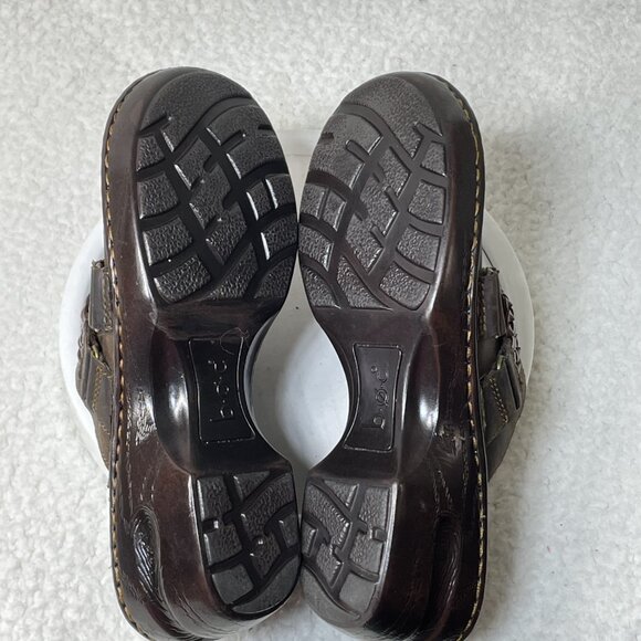 BOC Born Mules Womens Size 7 Brown Model C43023 Cushioned Slide In Shoes - Picture 9 of 10